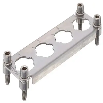 Produktfoto 1 von HARTING Han HPR Enlarged Rahmen, Stecker, M6, 141 x 43.5 mm