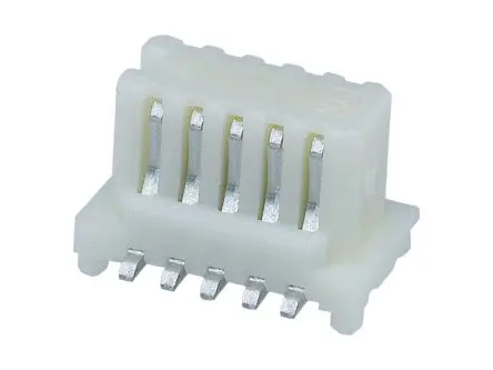Produktfoto 1 von Molex 52465 Stiftsockel Vertikal, 28-polig / 2-reihig, Raster 0.80 mm Raster Oberfläche, Platine-Platine, Ummantelt