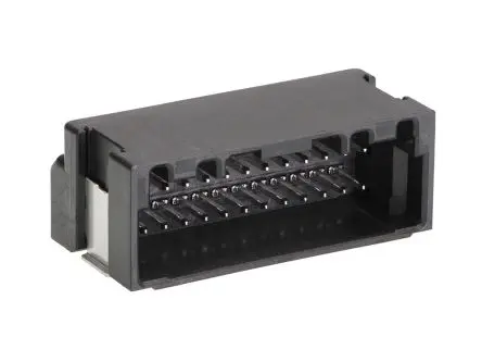 Produktfoto 1 von Molex 206584 Buchse Leiterplattenleiste 2 mm, 16-polig / 2-reihig gewinkelt, Oberfläche