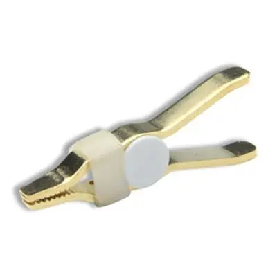 Produktfoto 1 von CALTEST Kelvinklemme 220V ac 12.7 mm 10A Messing Gold Gold Nylon