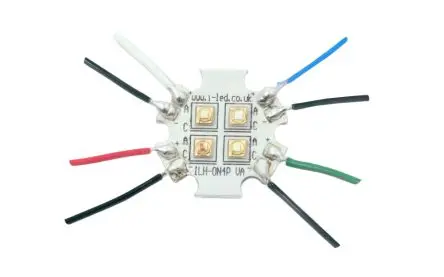Produktfoto 1 von Intelligent LED Solutions Oslon Ssl Schraubanschlussklemme Einfarbige LEDs Blau, Rot, Echtgrün, Ultraweiß 3.2 V, 150 °
