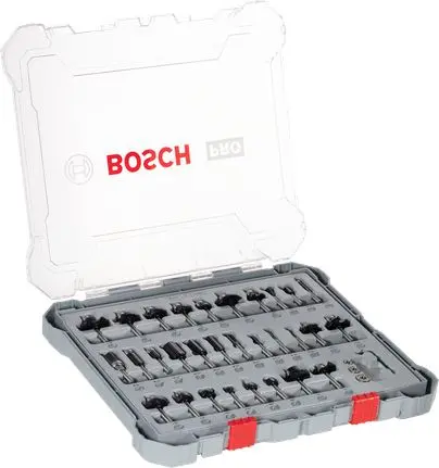 Produktfoto 1 von Bosch Fräser-Bitsatz 30-teilig