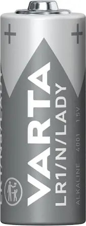 Produktfoto 1 von Varta LR1, Zn/MnO2 Nicht wiederaufladbare Batterie Ø 12 mm, 1.5 V / 850 mAh