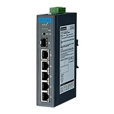Produktfoto 1 von Advantech Verwaltungsfreier Ethernet-Switch 6-Port Unmanaged Ethernet-Switch Power Over Ethernet 1Gbit/s