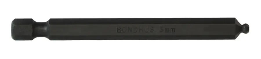 Produktfoto 1 von Bessey 1/4 in 3 mm Sechskant Sechskant-Bit, Sechskant Stahl, 1-teilig, 76 mm