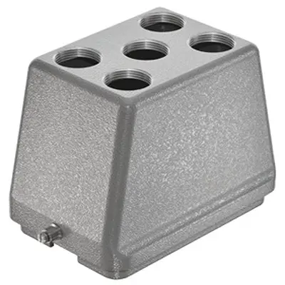 Produktfoto 1 von HARTING Han B Haube Einhebel 1, Kabel 48B Haube für obere Kabeleinführung, IP65