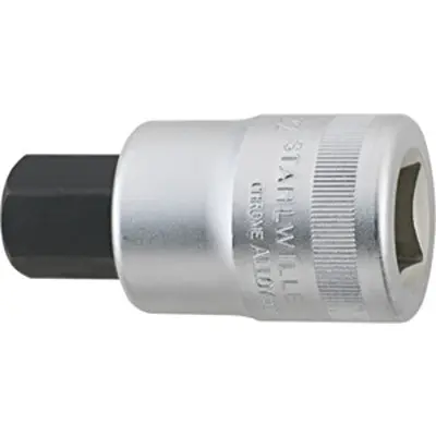 Produktfoto 1 von STAHLWILLE 3/4 in Sechskant Buchse SW 22 mm Vierkant x 80.00 mm