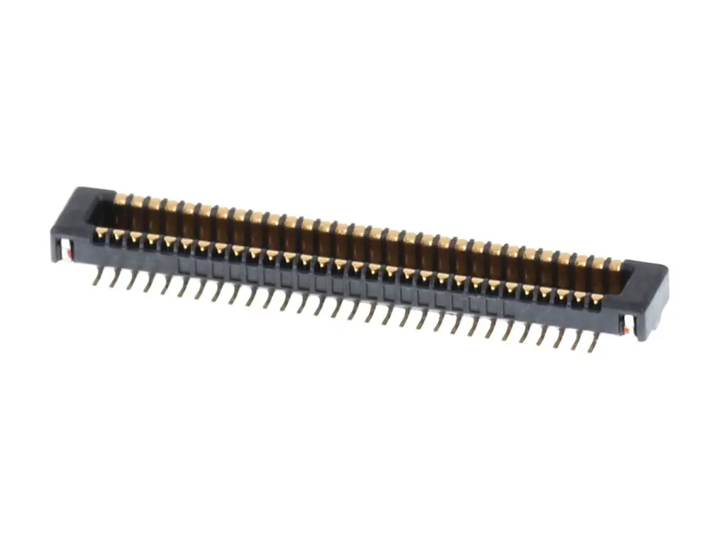 Produktfoto 1 von Molex 55909 Leiterplattenleiste Vertikal, 60-polig / 2-reihig, Raster 0.4 mm Raster SMD, Platine-Platine, Unisoliert