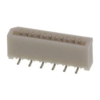 Produktfoto 1 von Molex 52808, Oberfläche gewinkelt FPC-Steckverbinder, 6-polig Stecker / 1-reihig, Raster 1 mm, SMD
