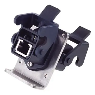 Produktfoto 1 von HARTING RJ Industrial Buchse Cat.5 RJ45-Steckverbinder, 1-Port 8-polig 360°-Schirmung Schraubanschlussklemme