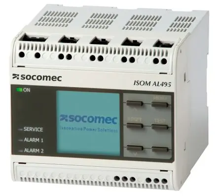 Produktfoto 1 von Socomec Isolationswächter 24 V ac/dc, 1000 V Isolationsüberwachung 0.01 GΩ