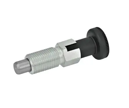 Produktfoto 1 von Ganter Stahl zinkplattiert Stößel M8, 43.5 mm