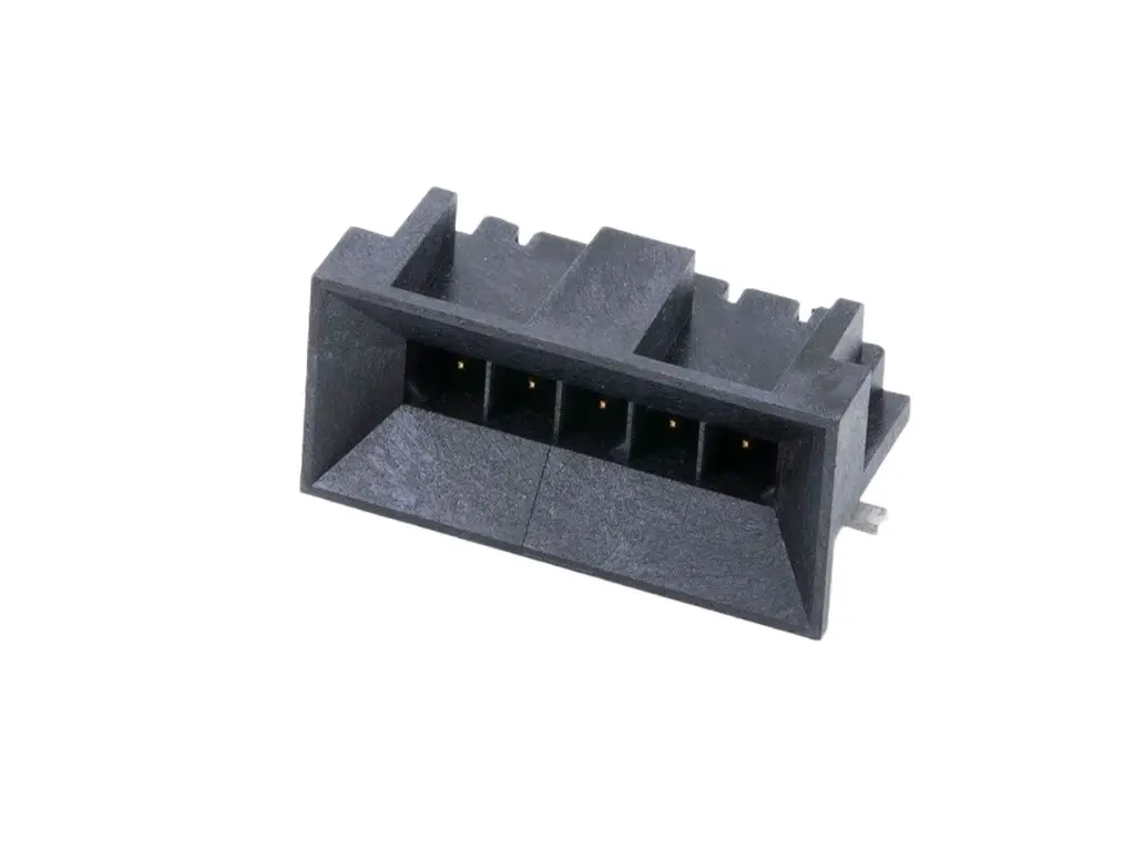Produktfoto 1 von Molex 46622 Leiterplattenleiste gewinkelt, 5-polig / 1-reihig, Raster 3 mm SMD, Kabel-Platine, Ummantelt