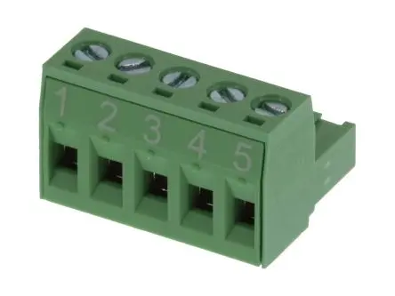 Produktfoto 1 von Molex 39530 Draht-zu-Platine-Anschlussblock, Kabel-Platine, 5-polig / 1-reihig, Raster 5.08 mm