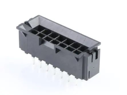 Produktfoto 1 von Molex 43879 Leiterplattenleiste Vertikal, 14-polig / 2-reihig, Raster 4.2 mm Raster Oberfläche, Kabel-Platine, Ummantelt