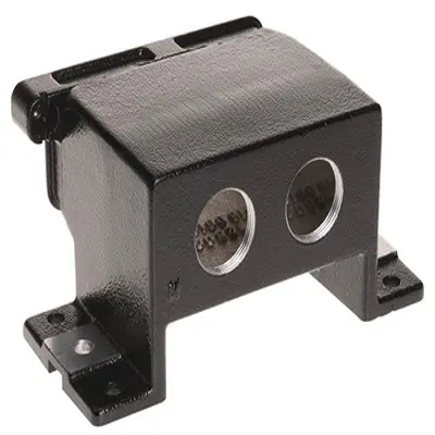 Produktfoto 1 von HARTING Han HPR Oberflächenmontiertes Gehäuse Schraubbefestigung, SMD 16B Haube für obere Kabeleinführung, IP65, IP68,