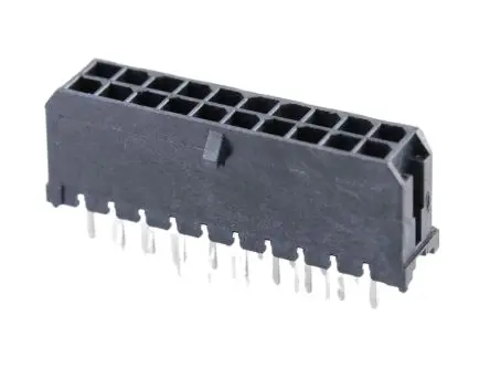 Molex 43045 Leiterplattenleiste Vertikal, 20-polig / 2-reihig, Raster 3 mm Raster Durchsteckmontage, Leistung,