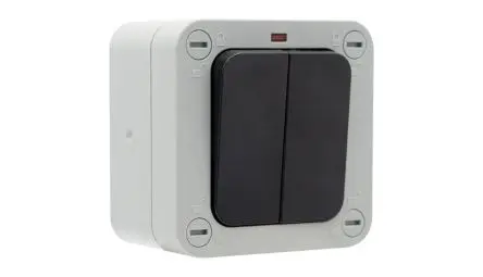 Produktfoto 1 von Timeguard TW1 Universalgehäuse 2-teilig Grau IP66 20A, Polycarbonat