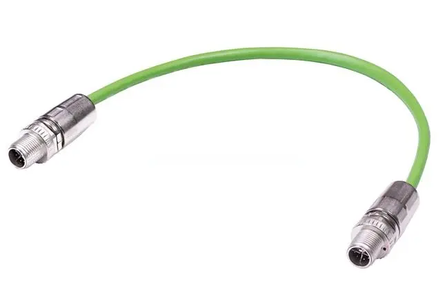 Produktfoto 1 von HARTING, 8-polig Kabel assembliert, M12 Stecker 8 / M12 Stecker, Länge 5 m