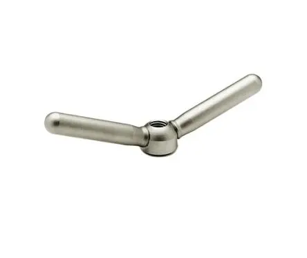 Produktfoto 1 von Ganter Stahl Spannhebel Edelstahl 75.5 mm, M12 Buchse