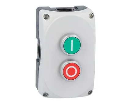 Produktfoto 1 von Lovato LPZP2 Steuerstation-Schalter Öffner, Nein Grün, Rot Polycarbonat, IP66, IP67, IP69K, 1 Grau