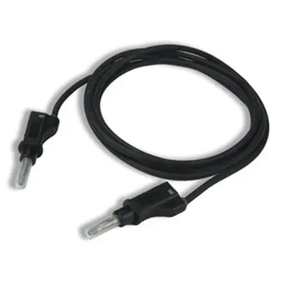 Produktfoto 1 von CALTEST Messleitung 36A Stecker / Stecker, Gelb Silikon-isoliert 2000 mm