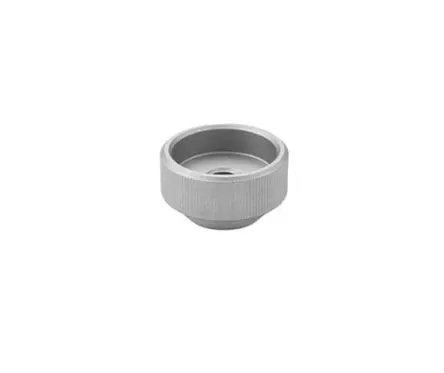 Produktfoto 1 von Ganter Feststellschraube Silber M8 Edelstahl x 18 mm Gerändelt, mit Mit Gewinde Ø 30 mm