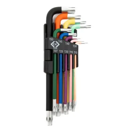 Produktfoto 1 von CK TORX®-Steckschlüssel T Stahl 9, Torx-Schlüssel T10