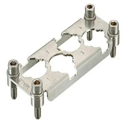 Produktfoto 1 von HARTING Han HPR Enlarged Rahmen, Stecker, M6, 115 x 44 mm