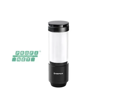 Produktfoto 1 von Werma Esign Series LED Signalturm Sirene 6-stufig Linse Mehrfarbig 48V dc Rohr 219 mm Multifunktion