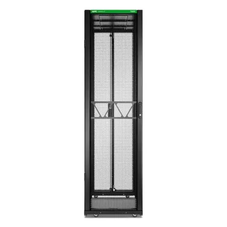 Produktfoto 1 von APC Serie NetShelter SX Gehäuse, 45 U, Stahl, Ges H. 2124 mm, Schwarz 1200 mm, 137.84 kg, 4-beinig 600 mm