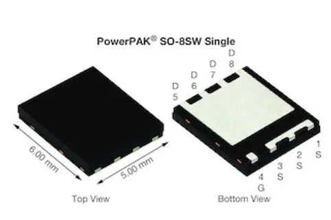 Produktfoto 1 von Vishay TrenchFET N-Kanal, SMD MOSFET Erweiterung 60 V / 373 A 270 W, 8-Pin SO-8SW
