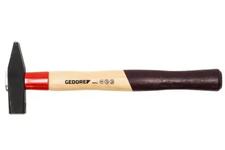 Produktfoto 1 von Gedore Hammer, Ingenieurshammer aus Geschmiedete Legierung 300 g Hickory-Holz-Stiel 305 mm