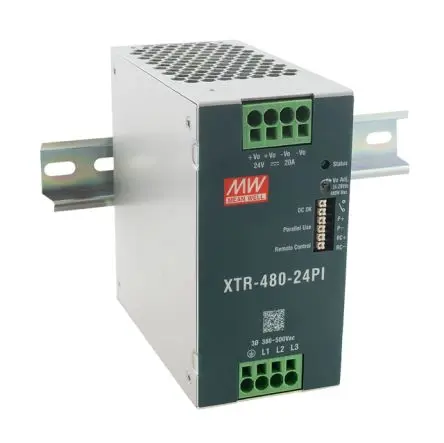Produktfoto 1 von MEAN WELL XTR-480 DIN-Schienen Netzteil Schaltnetzteil für DIN-Schiene 600V ac Wechselstrom/Gleichstrom / 13.3 A 36V DC
