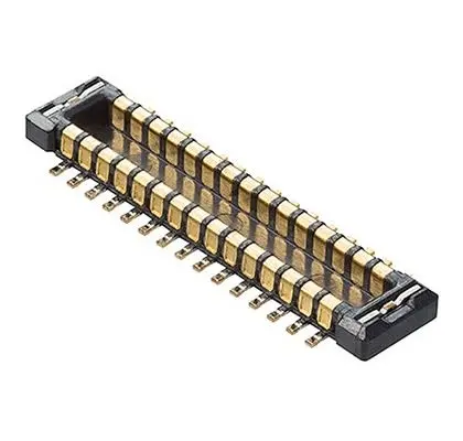 Produktfoto 1 von Molex 505551 Stiftsockel Vertikal, 24-polig / 2-reihig, Raster 0.4 mm Raster Oberfläche, Platine-Platine, Ummantelt