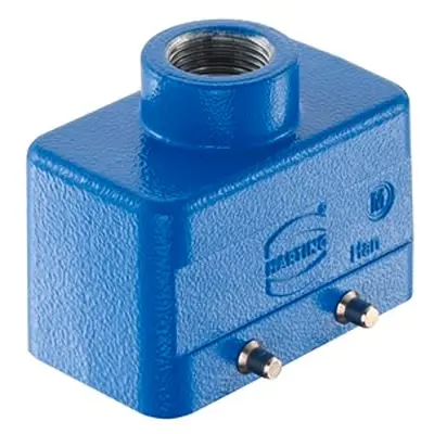 Produktfoto 1 von HARTING Han Ex Haube Doppelter Hebel 2, Kabel 10B Haube für obere Kabeleinführung, IP65