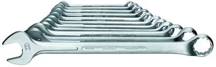 Produktfoto 1 von Gedore Kombinationsschraubenschlüsselsatz Schraubenschlüsselsatz 31Crv3, 11-teilig 8, 9, 10, 11, 12, 13, 14, 15, 17, 19,