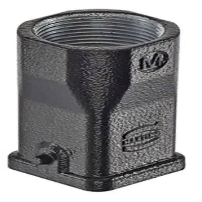 Produktfoto 1 von HARTING Han M Haube Einhebel 1, Kabel 3A Haube für obere Kabeleinführung, IP44, IP65, IP67