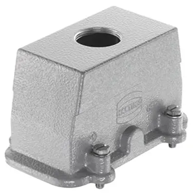 Produktfoto 1 von HARTING Han HP Haube Schraubbefestigung, Kabel 16B Haube, IP66, IP68, IP69, IPx9K