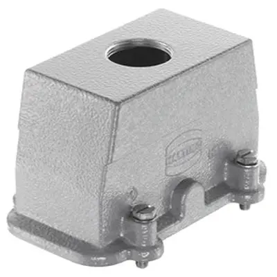Produktfoto 1 von HARTING Han HP Haube Schraubbefestigung, Kabel 16B Haube, IP66, IP68, IP69, IPx9K