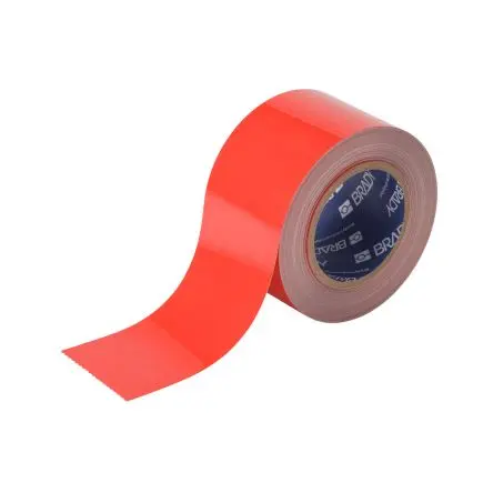 Produktfoto 1 von Brady PE Sicherheitsband Rot Typ Markierungsband, Stärke 0.008 Zoll, 3Zoll x 100 ft