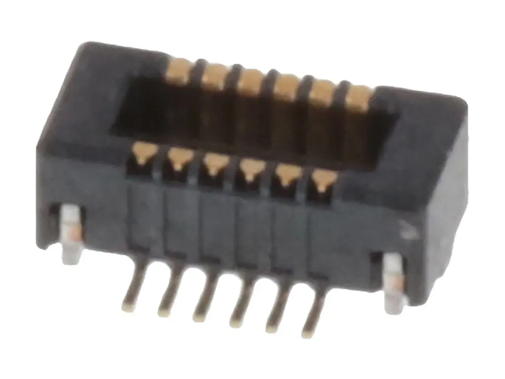 Produktfoto 1 von Molex 501745 Leiterplattenleiste Vertikal, 12-polig / 2-reihig, Raster 0.4 mm Raster SMD, Platine-Platine, Unisoliert