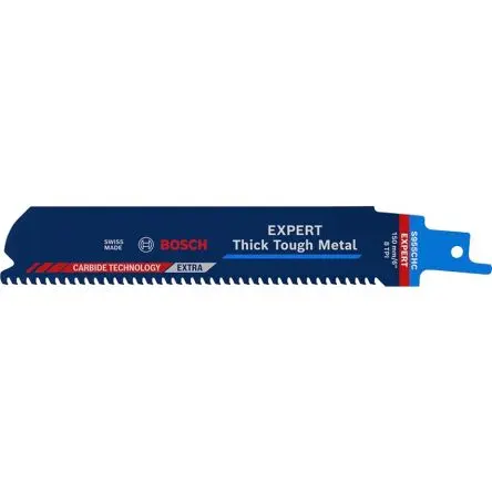 Produktfoto 1 von Bosch Hartmetall Metall Flachstift / 8 TPI 150 mm 1