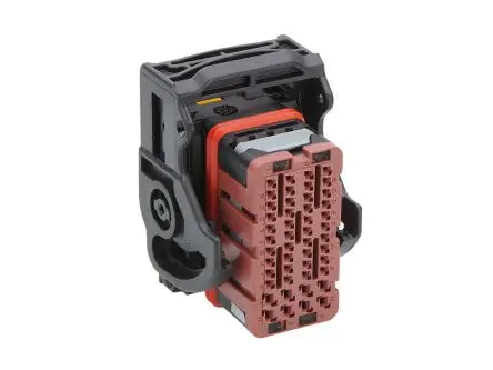 Produktfoto 1 von Molex 64320 Steckverbindergehäuse, Frei hängend, Steckerbuchse, Crimpbefestigung, Stecker, 36-polig, Braun / 4-reihig
