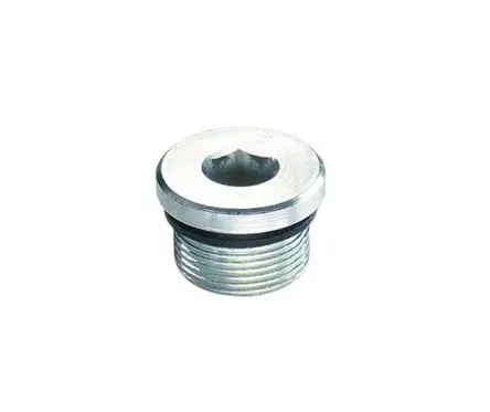 Produktfoto 1 von Ganter Metrisches Gewinde Stecker 12 mm aus Stahl zinkplattiert Metrisch, max. 400 bar