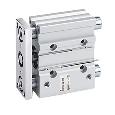 Produktfoto 1 von SMC MGPA MGPA40TF-50Z Geführte Luftzylinder 50 mm Doppeltwirkend, Bohrung Ø 40 mm bis 1.0 MPa