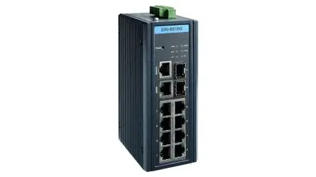 Produktfoto 1 von Advantech EKI:8510 Ethernet-Switch 10-Port Managed 14.8Mbit/s