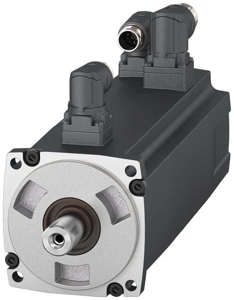 Siemens 1FL2304 Servomotor, 4.45 nm, 24 V, 4000 rpm, 0.4 kW, 1.45 nm, 19 mm, B. 80 mm, T. 90 mm, L. 203.5 mm, L. 35 mm