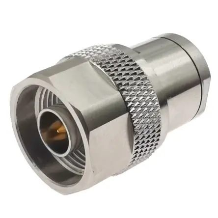 Produktfoto 1 von Huber+Suhner 65002 Stecker Koaxialsteckverbinder Runder Koaxial-Steckverbinder, Kabel, 50 Ω Lot, Gerade