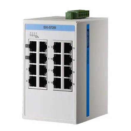 Produktfoto 1 von Advantech EKI 5726 Ethernet-Switch 16-Port Unmanaged 1000Mbit/s